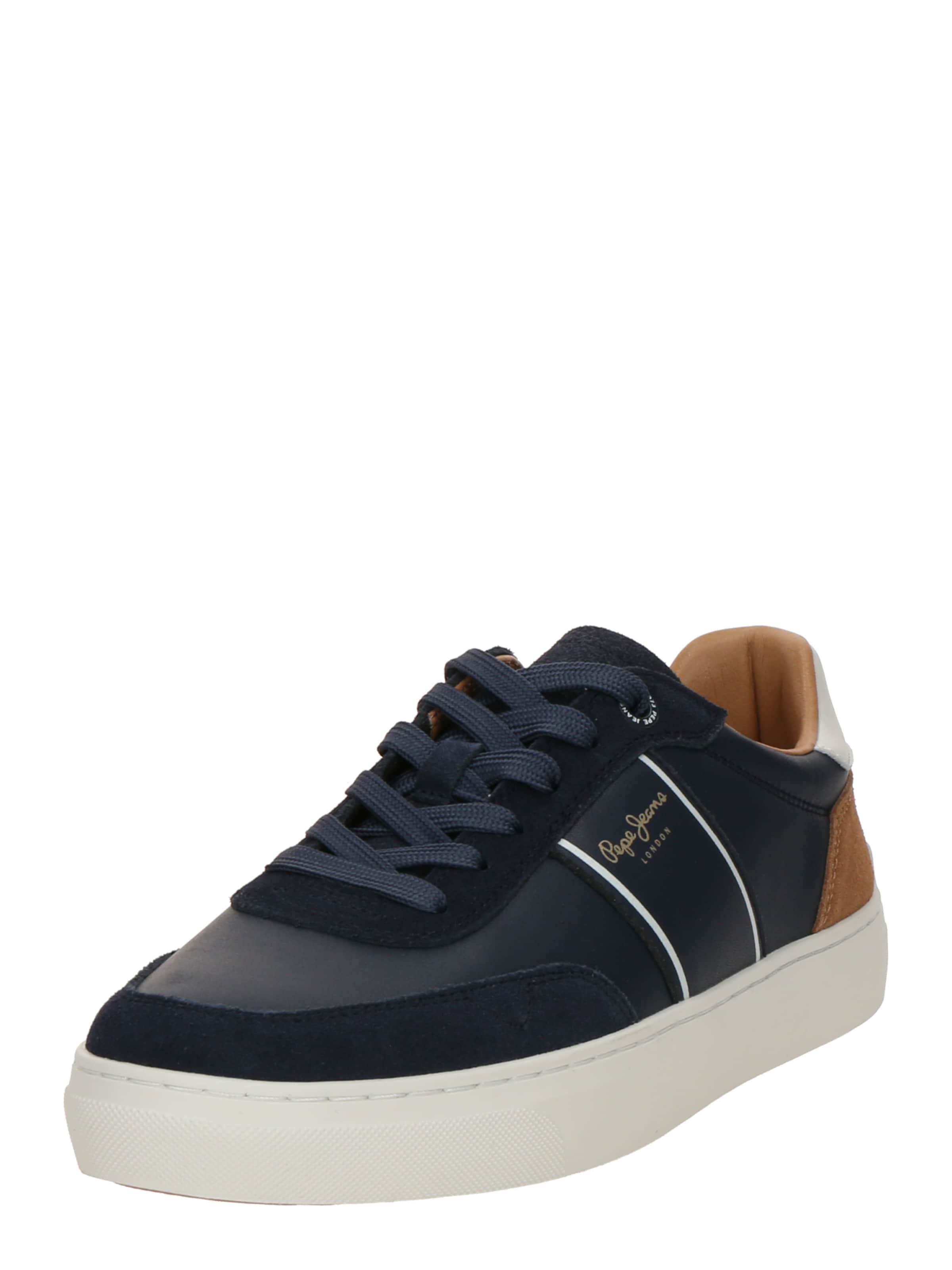 zils Pepe Jeans Zemie brīvā laika apavi 'Camden': no priekšpuses