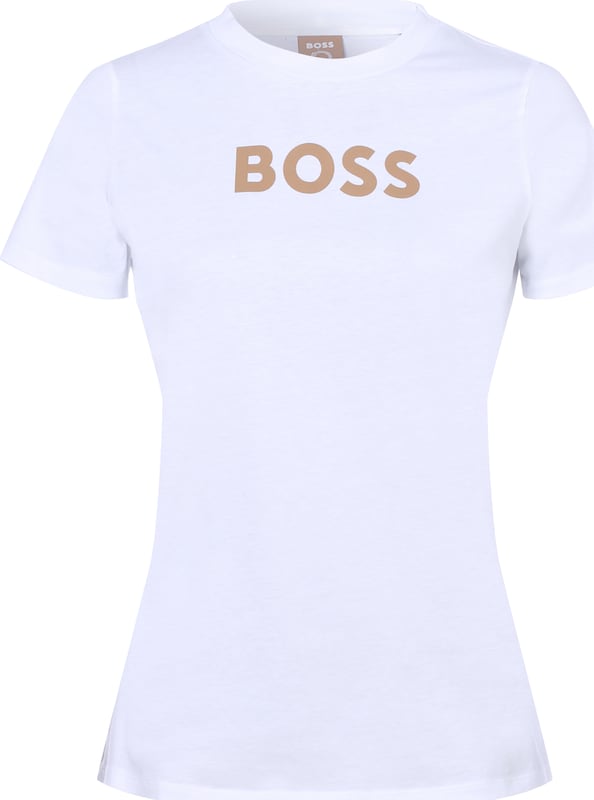 BOSS Orange T-Shirt 'Elogo' in Weiß BOSS Orange T-Shirt 'Elogo' in Weiß
