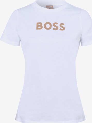 BOSS Orange T-Shirt 'Elogo' in Weiß: predná strana