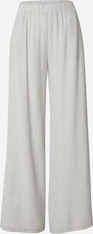 Wide leg Pantaloni di AMI ALY in grigio: frontale