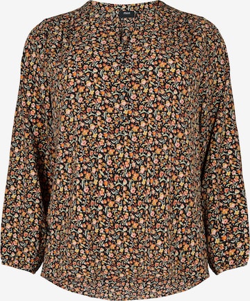 Zizzi Blouse 'Caanni' in Bruin: voorkant