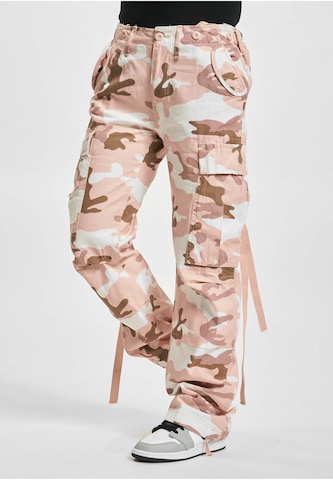 Regular Pantalon cargo Brandit en rose