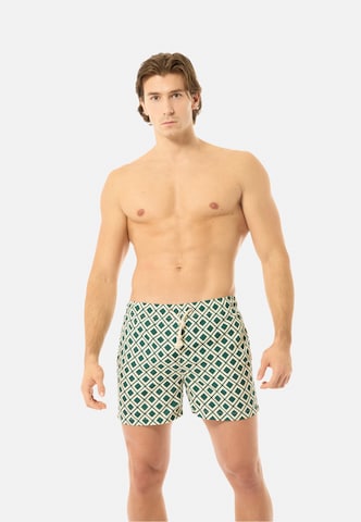 Gassa d'Amante Badeshorts 'Vieste' in Grün: Vorderseite