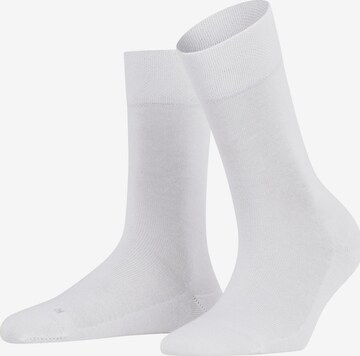 FALKE Socks 'Sensitive London' in White: front