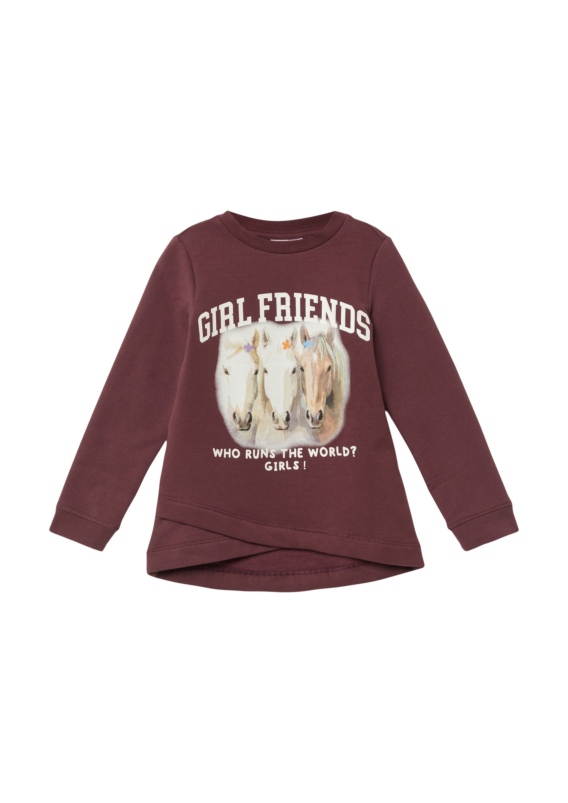 Sweat-shirt s.Oliver en rouge : devant