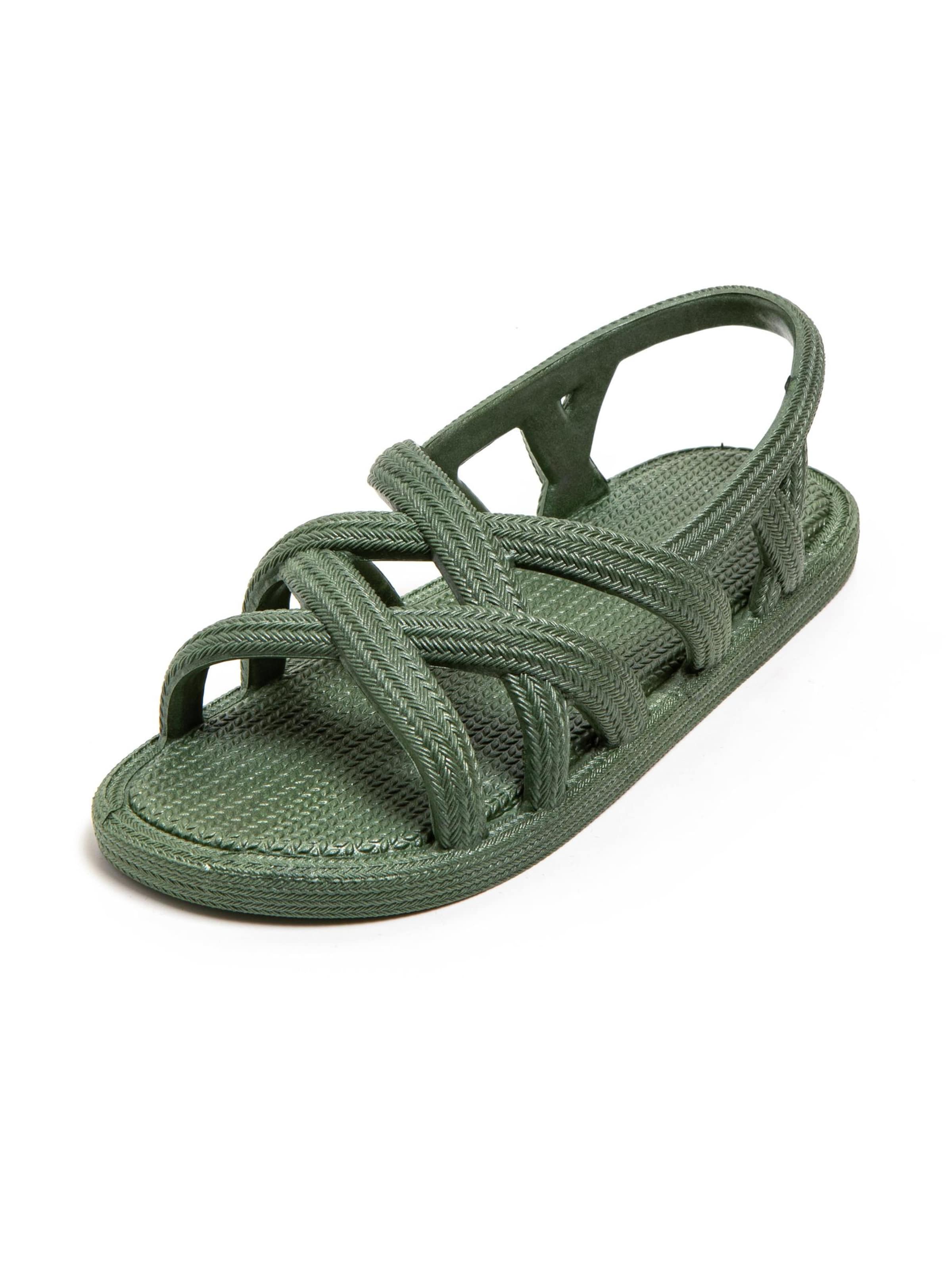 Brasileras - Sandalias 'Ankara' en verde