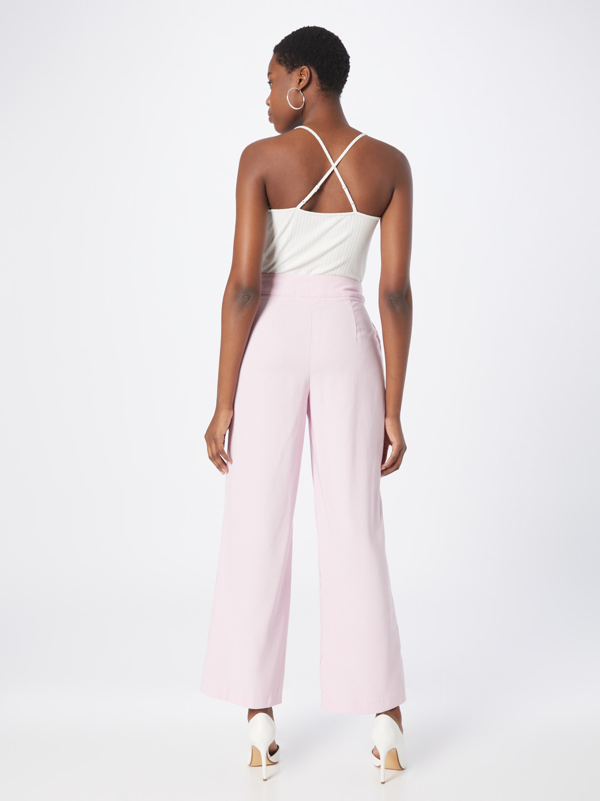 Dorothy Perkins Wide leg Pleat front trousers in Light Pink ABOUT YOU