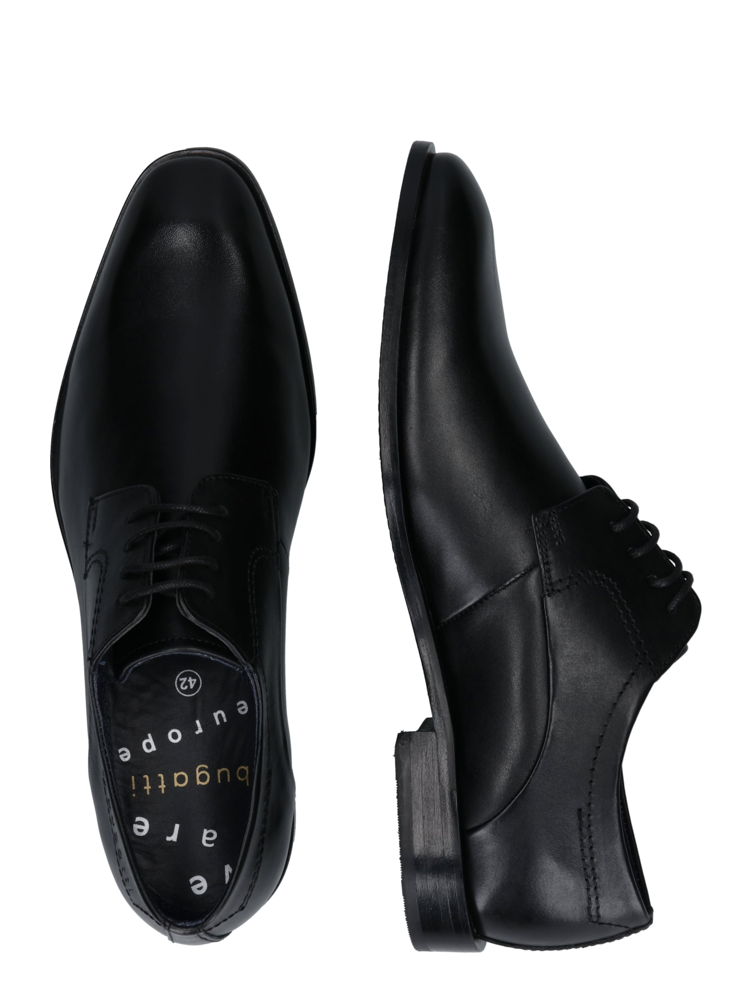 bugatti Snøresko i sort