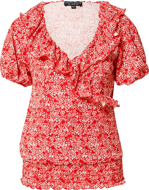 Dorothy Perkins Bluse in Rot AB5617 Dorothy Perkins Bluse in Rot AB5617