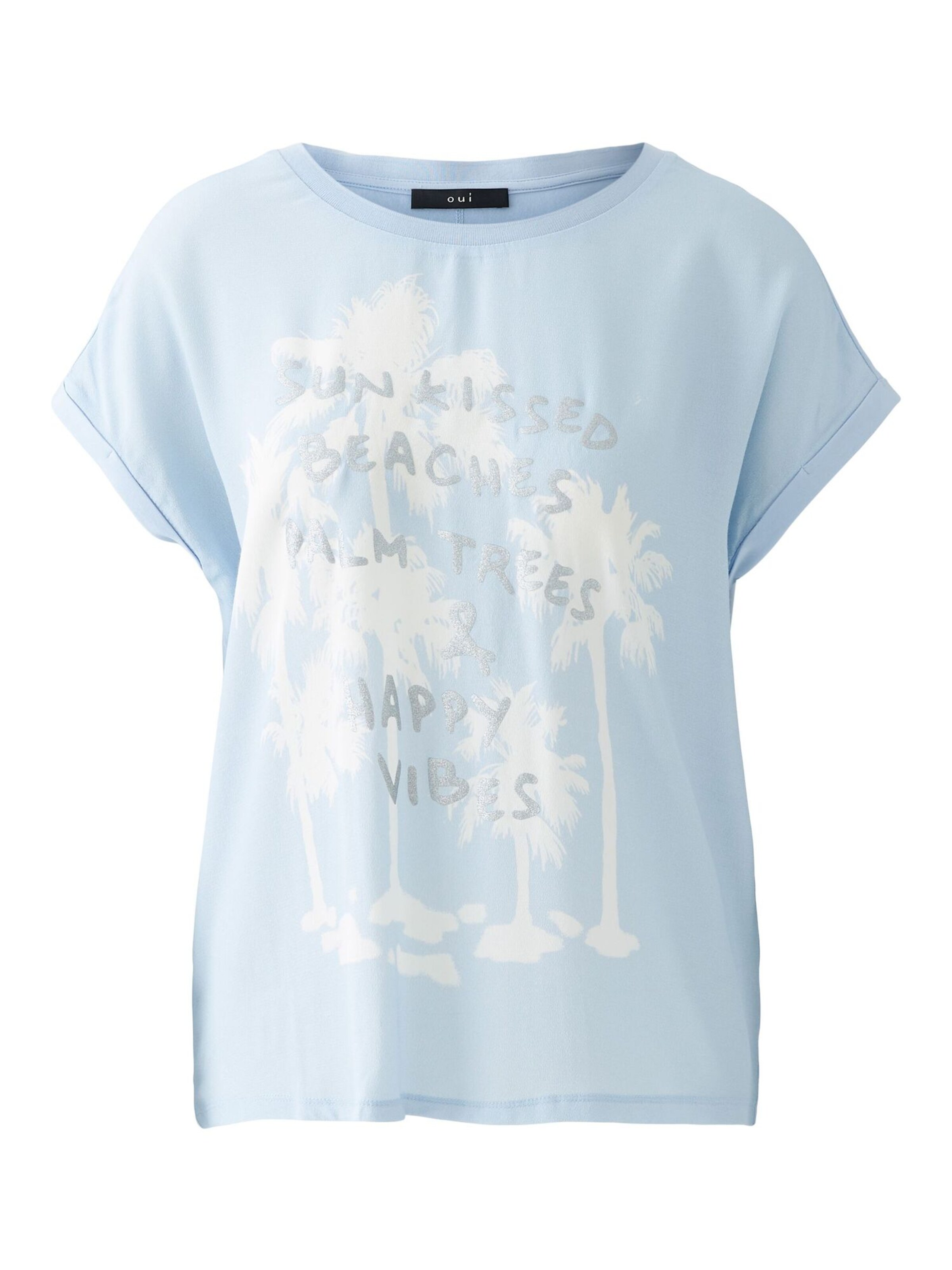 OUI Shirt in Blue: front