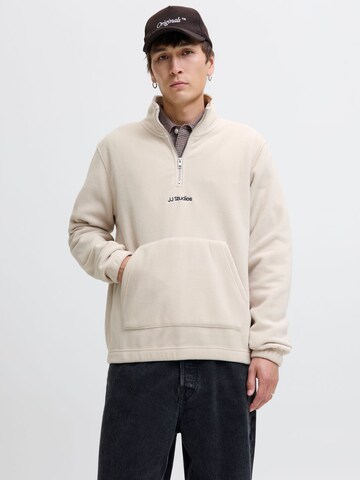 JACK & JONES Sweatshirt i beige: forside