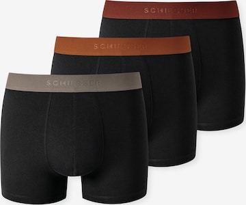 SCHIESSER Boxer shorts '95/5' in Black: front