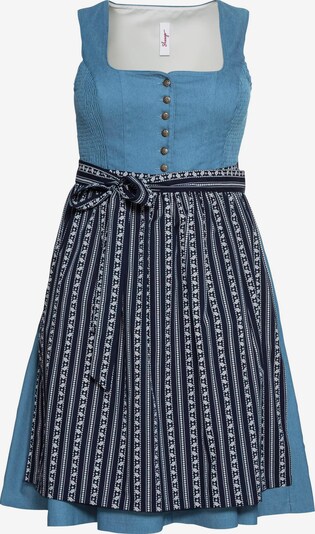 SHEEGO Dirndl in Blue denim / Mixed colors, Item view