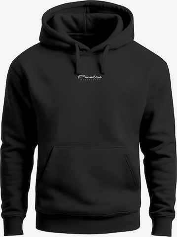 Neverless Sweatshirt 'Palmen' in Schwarz: Vorderseite