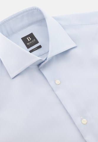 Coupe regular Chemise Boggi Milano en bleu