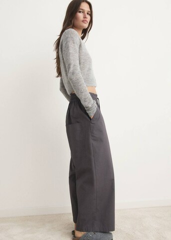 MANGO Pyjamahose 'Terci' in Grau