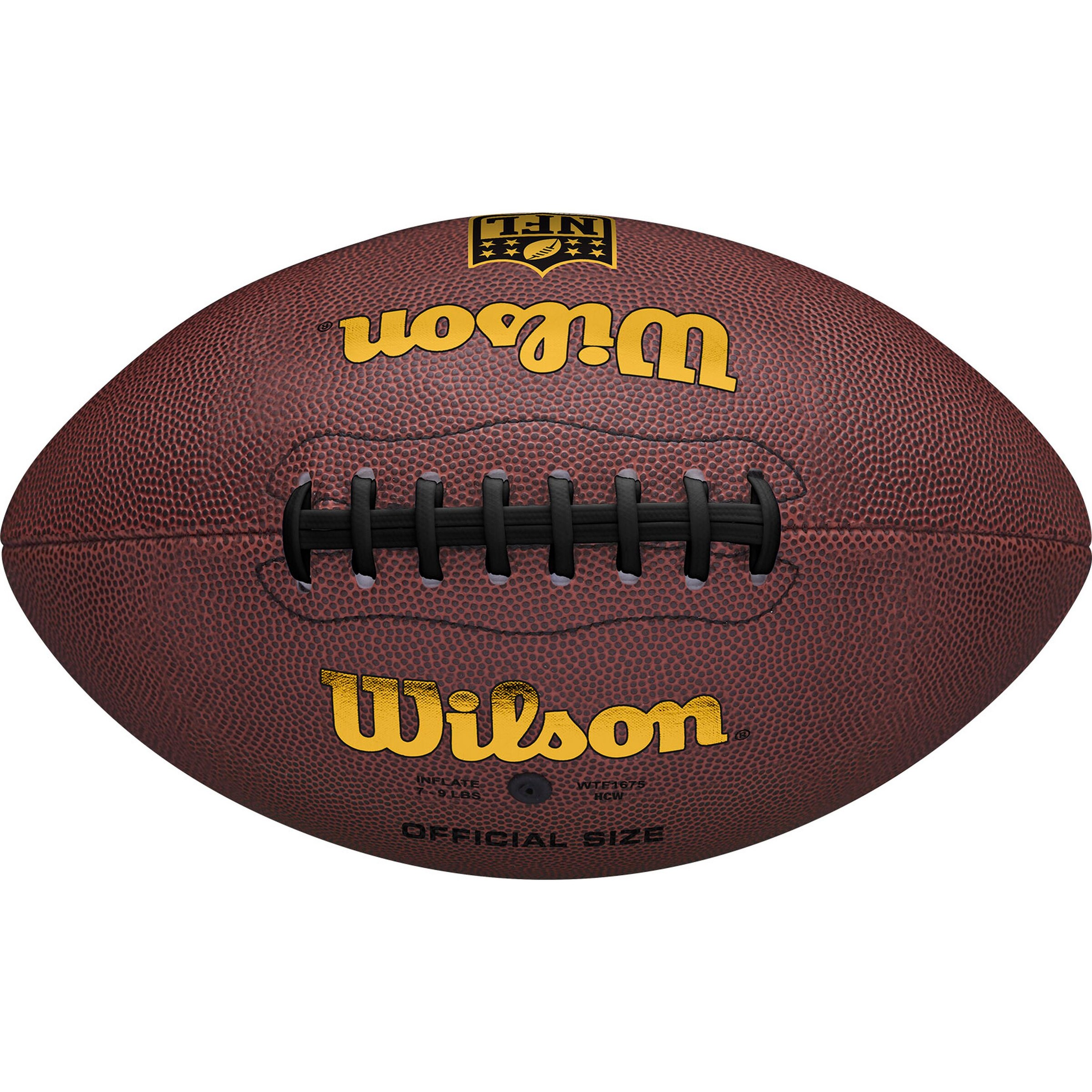 WILSON Ball 'NFL TAILGATE OFF' in Brown: front