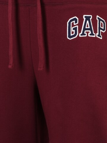 Tapered Pantaloni di Gap Tall in rosso