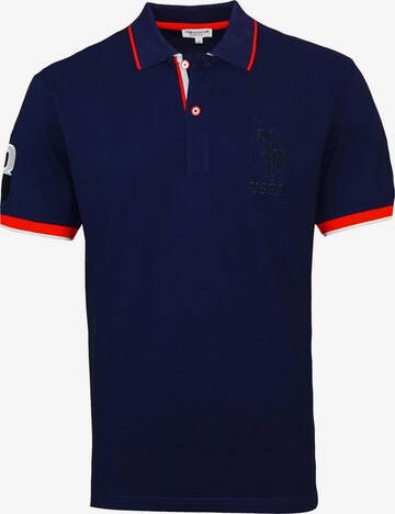 U.S. POLO ASSN. Shirt 'Pros' in Blue: front