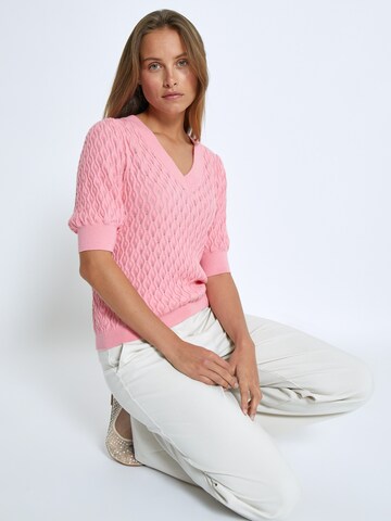 Pull-over 'Rosalia' Peppercorn en rose
