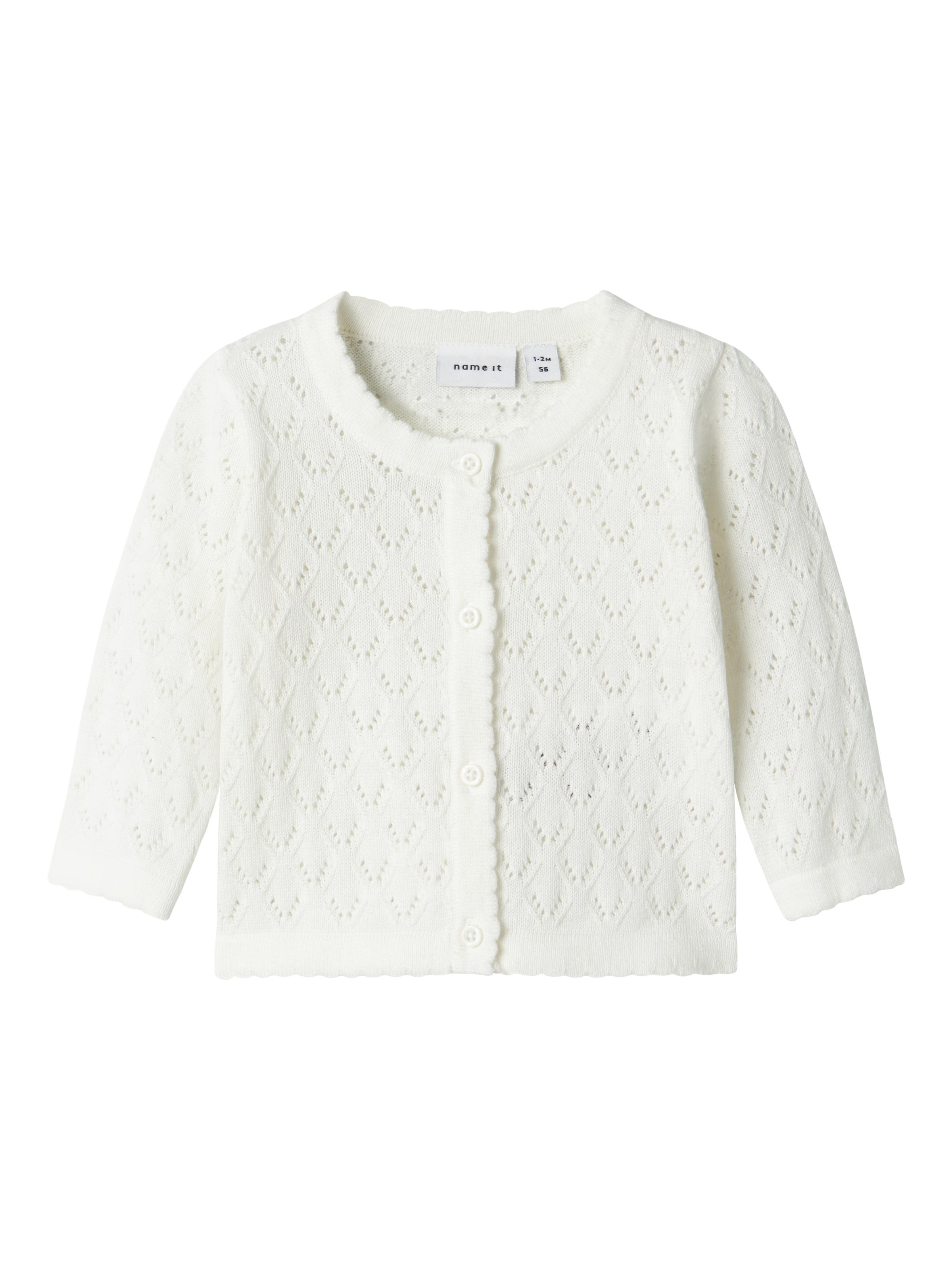 Giacchetta 'NBFDesina' di NAME IT in bianco: frontale