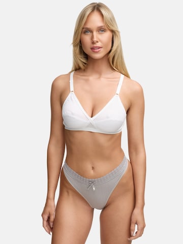 Tazzio Thong '3er Pack F927' in Grey: front
