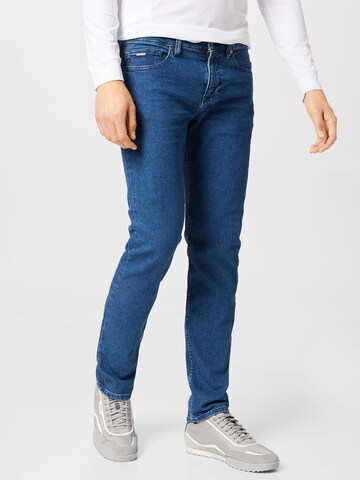 BOSS Orange Slimfit Jeans 'Delaware' in Blau: predná strana