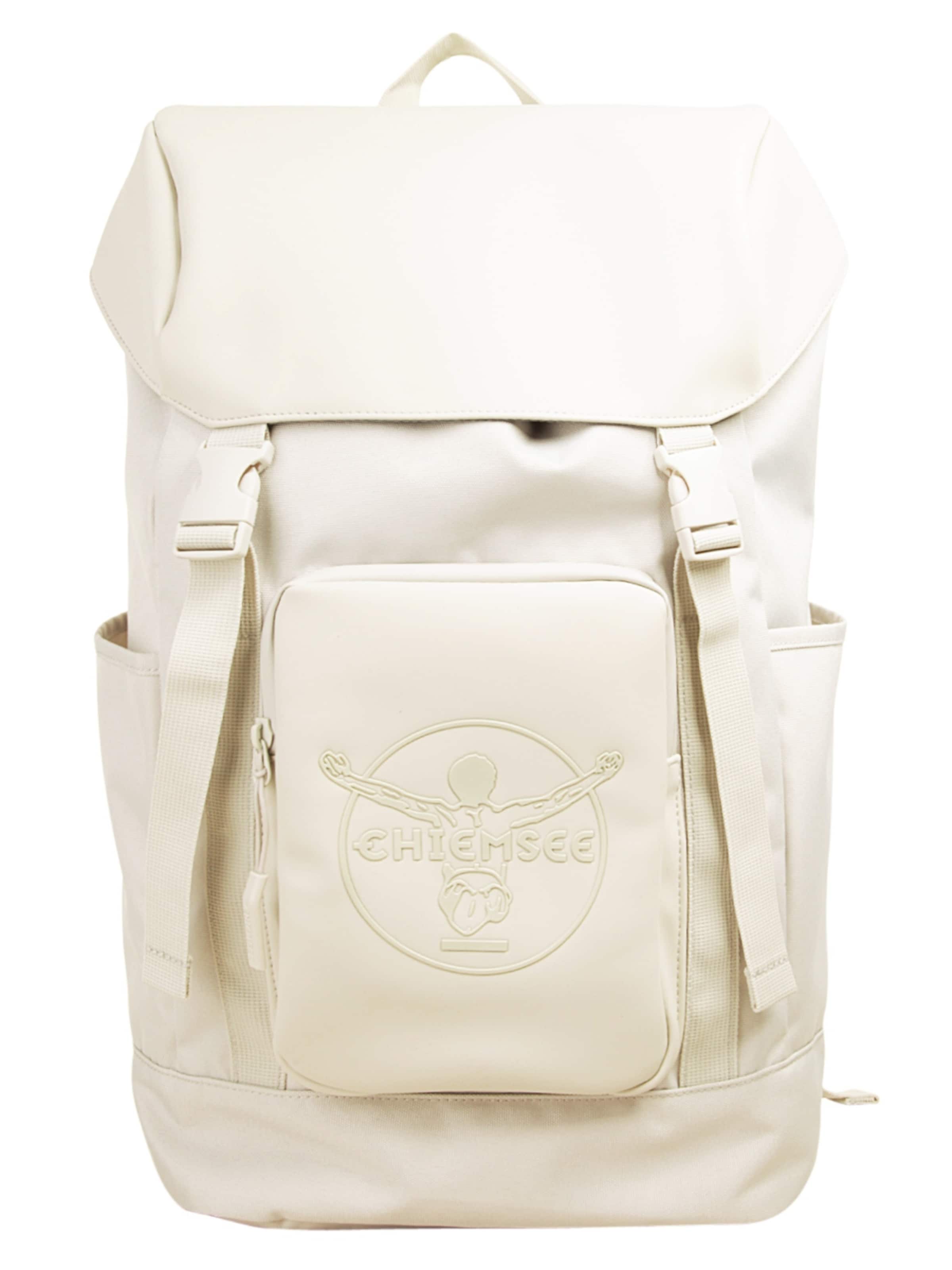 CHIEMSEE Backpack 'TRACK "N" DAY' in Beige: front