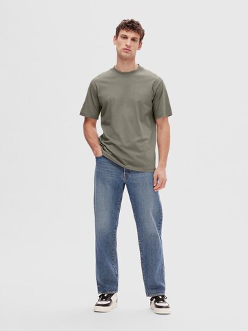 SELECTED HOMME Tričko 'Colman' – zelená
