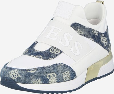 GUESS Slip-on obuv 'MAYGIN' - modrá denim / biela / prírodná biela, Produkt