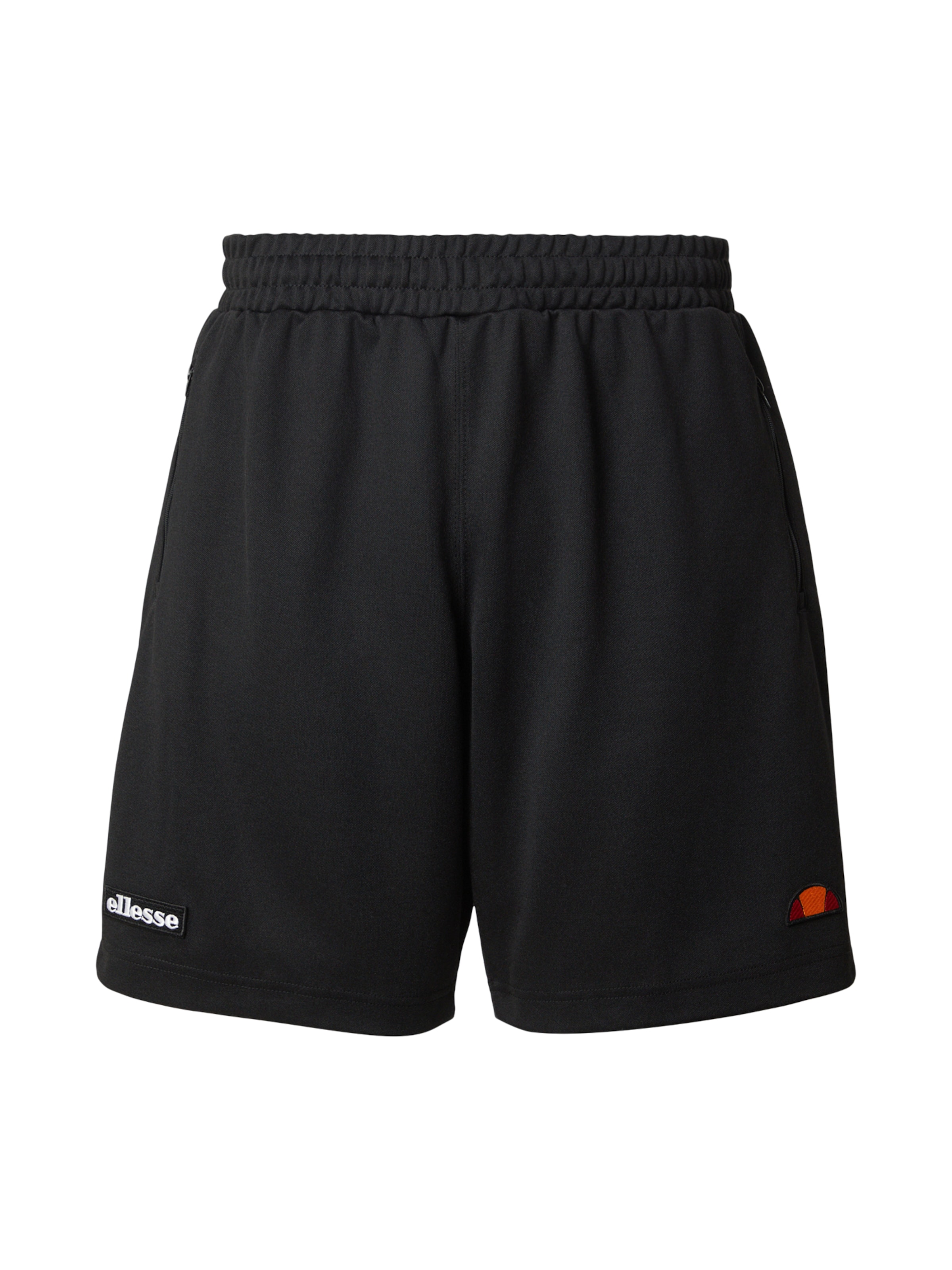 Regular Pantaloni 'Bertoni' de la ELLESSE pe negru: față
