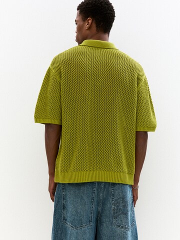 T-Shirt Pull&Bear en vert