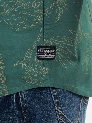 Coupe slim Chemise Petrol Industries en vert