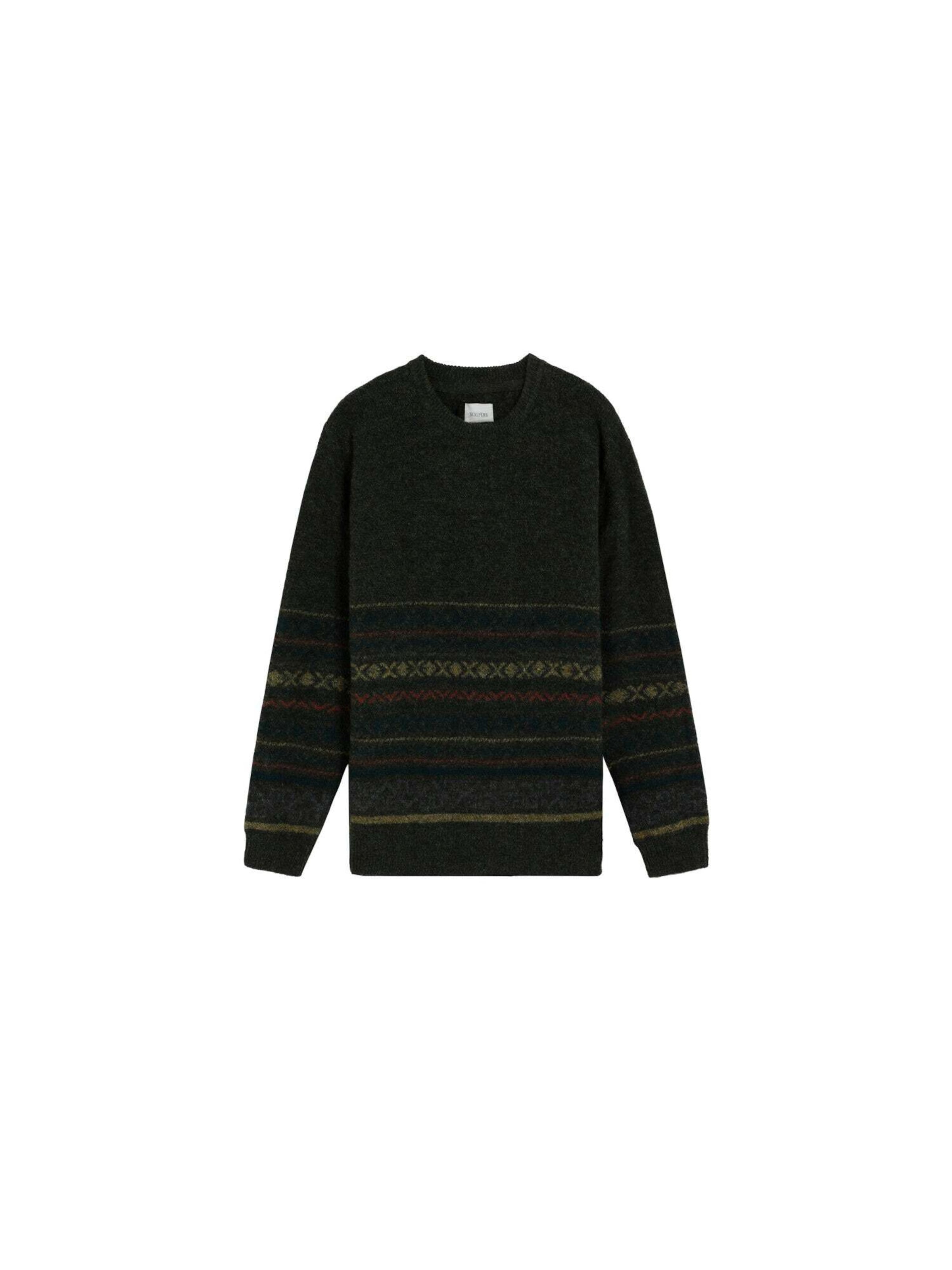 Scalpers Svetr – černá: přední strana