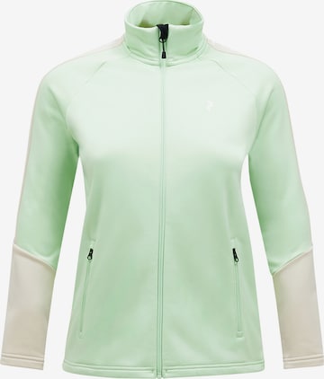 Veste mi-saison PEAK PERFORMANCE en vert : devant