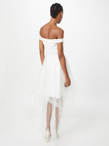 Robe de cocktail Laona en blanc