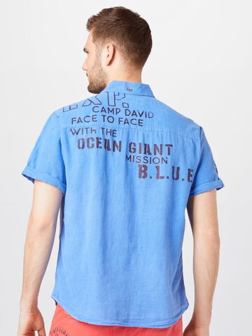 CAMP DAVID Regular fit Риза в синьо