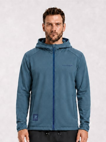 YOUTHUP Athletic Jacket 'ARMFENSTER' in Blue