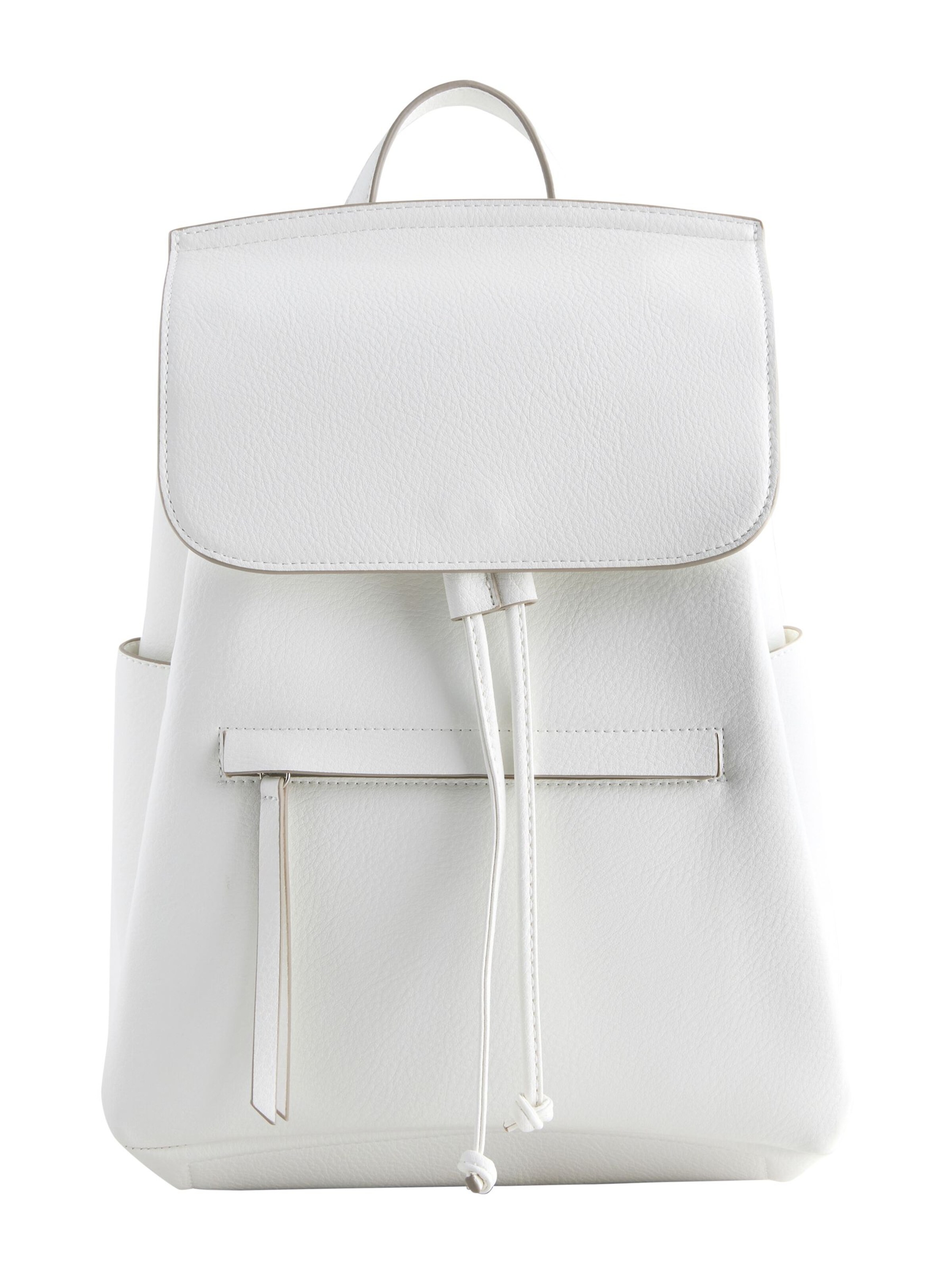 Next Sac à dos 'Clean' en blanc, Vue avec produit