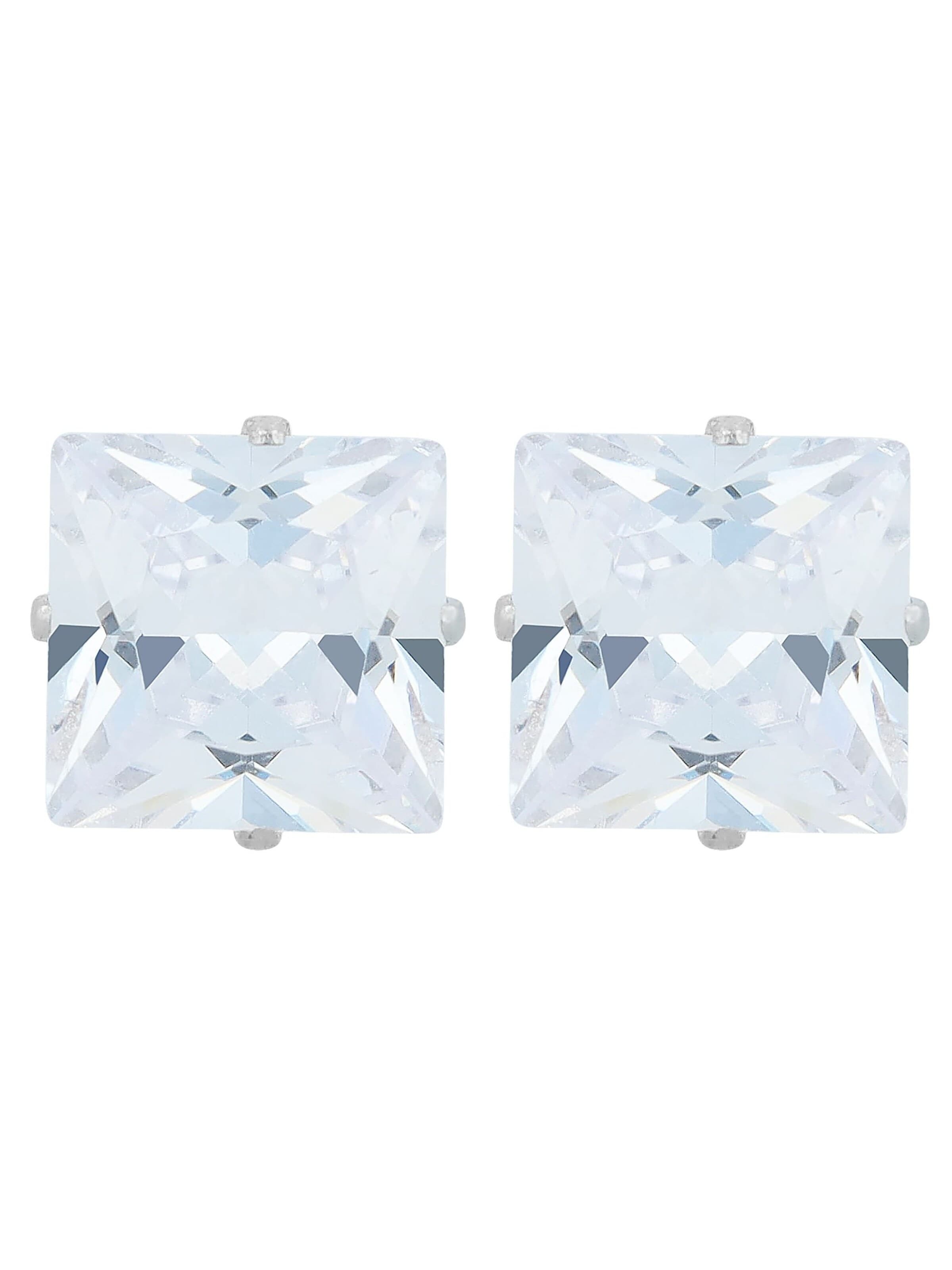 Akzent Earrings 'Wes, hautverträglich' in Silver: front