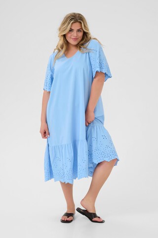 KAFFE CURVE Kleid 'KCLouisia' in Blau