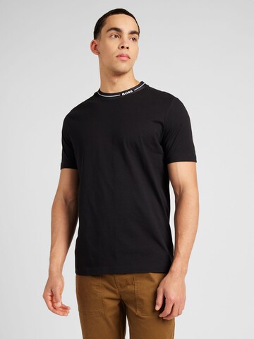 T-Shirt BOSS en noir : devant