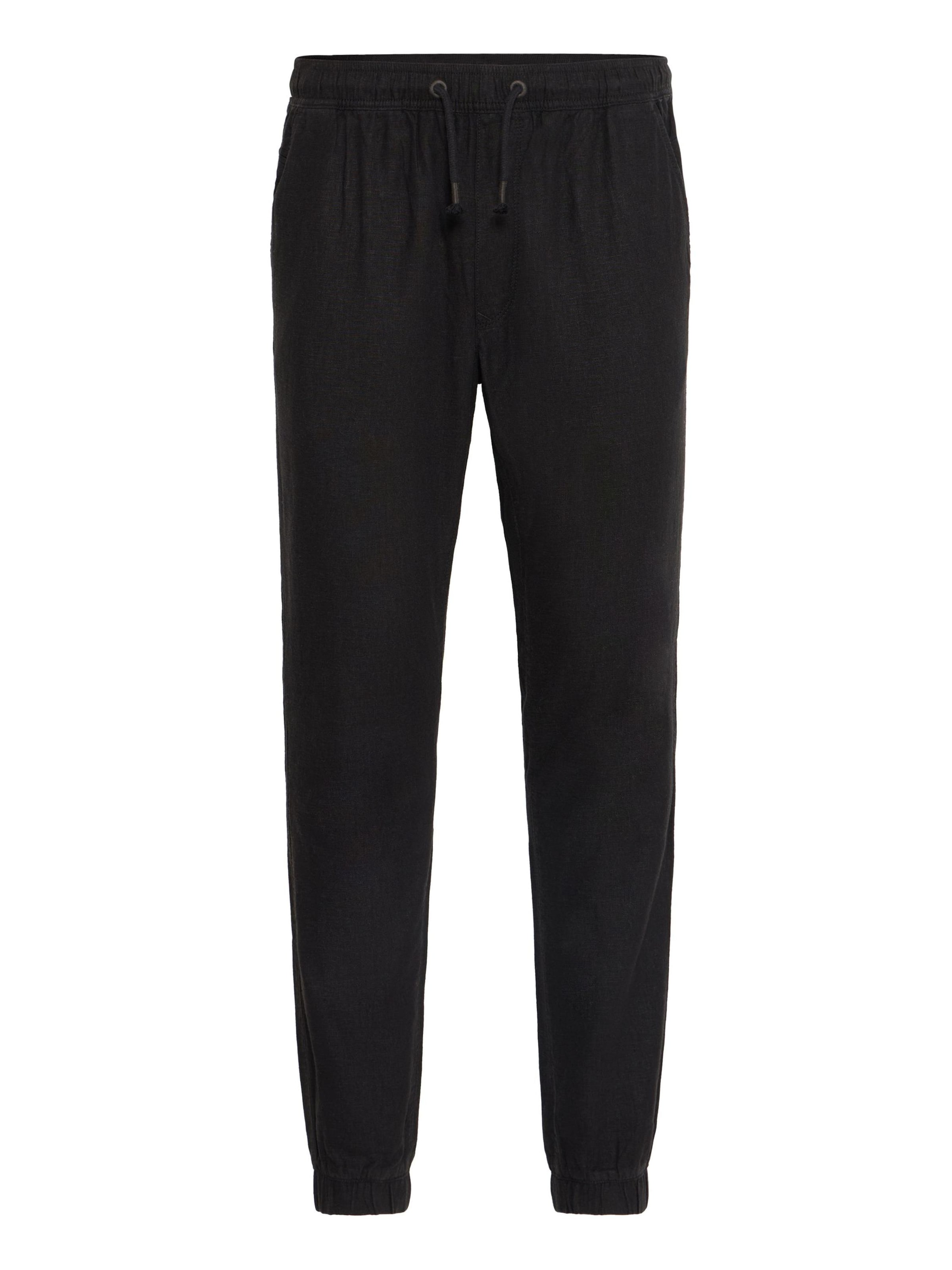 11 Project Slimfit Hose 'Oeyvind' in Schwarz: Vorderseite