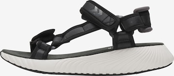 Sandales de randonnée Hummel en noir : devant