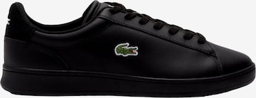 LACOSTE - Sapatilhas baixas 'Carnaby Set' em preto: frente