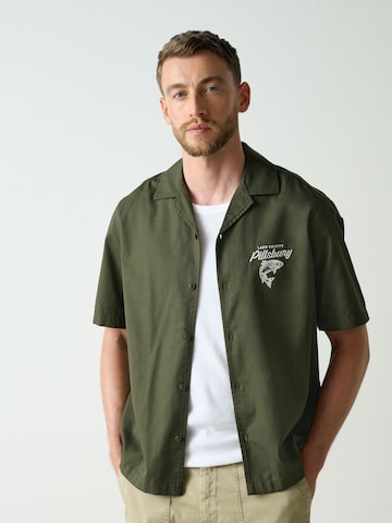 Next Comfort fit Overhemd in Groen
