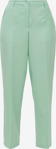 AMERICAN VINTAGE Pleated Pants in Green: front