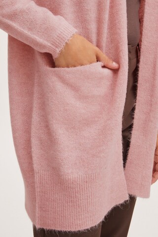 ICHI Knit Cardigan 'KAMARA' in Pink