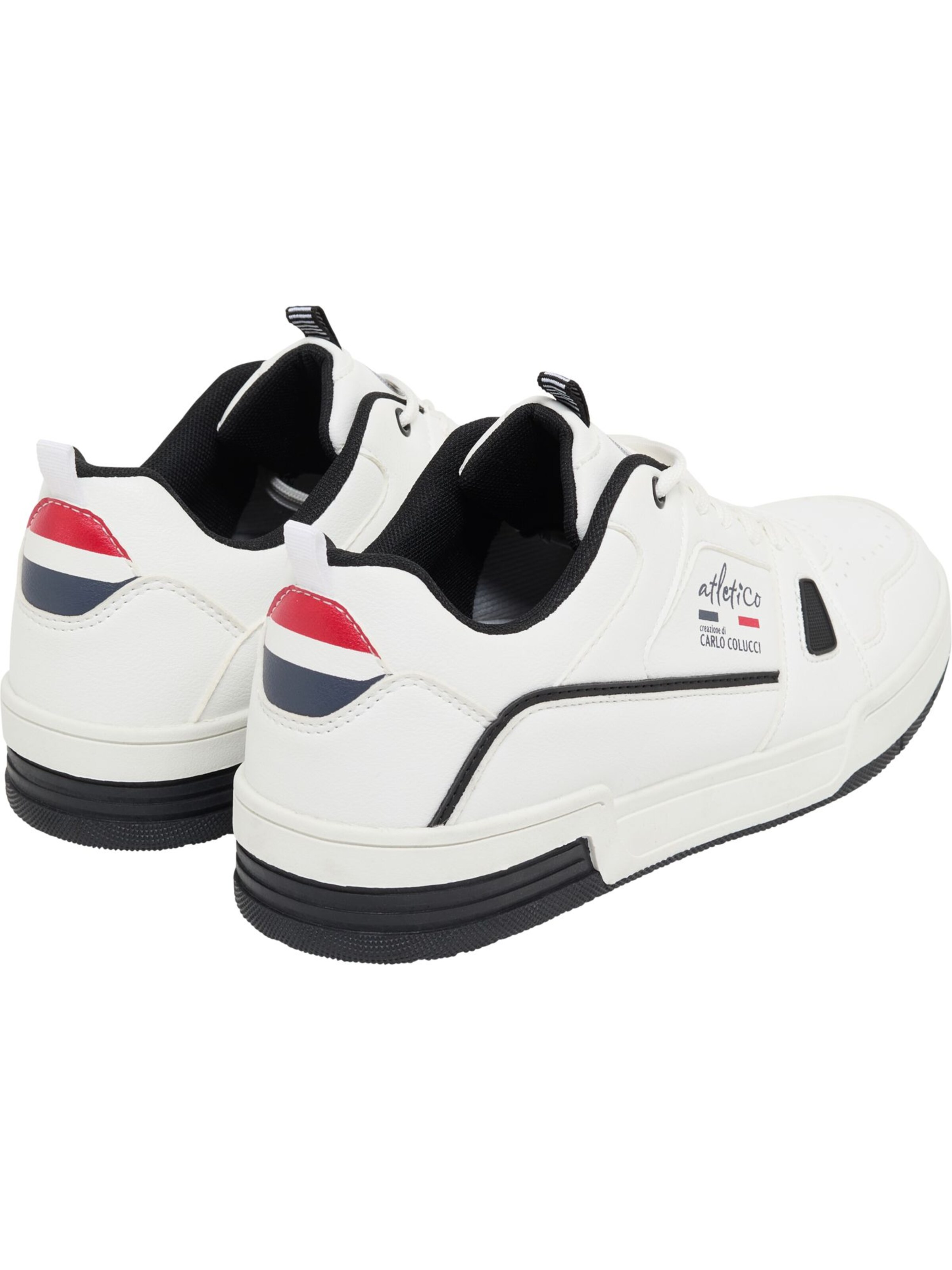 Baskets basses 'Ferraris' Carlo Colucci en blanc