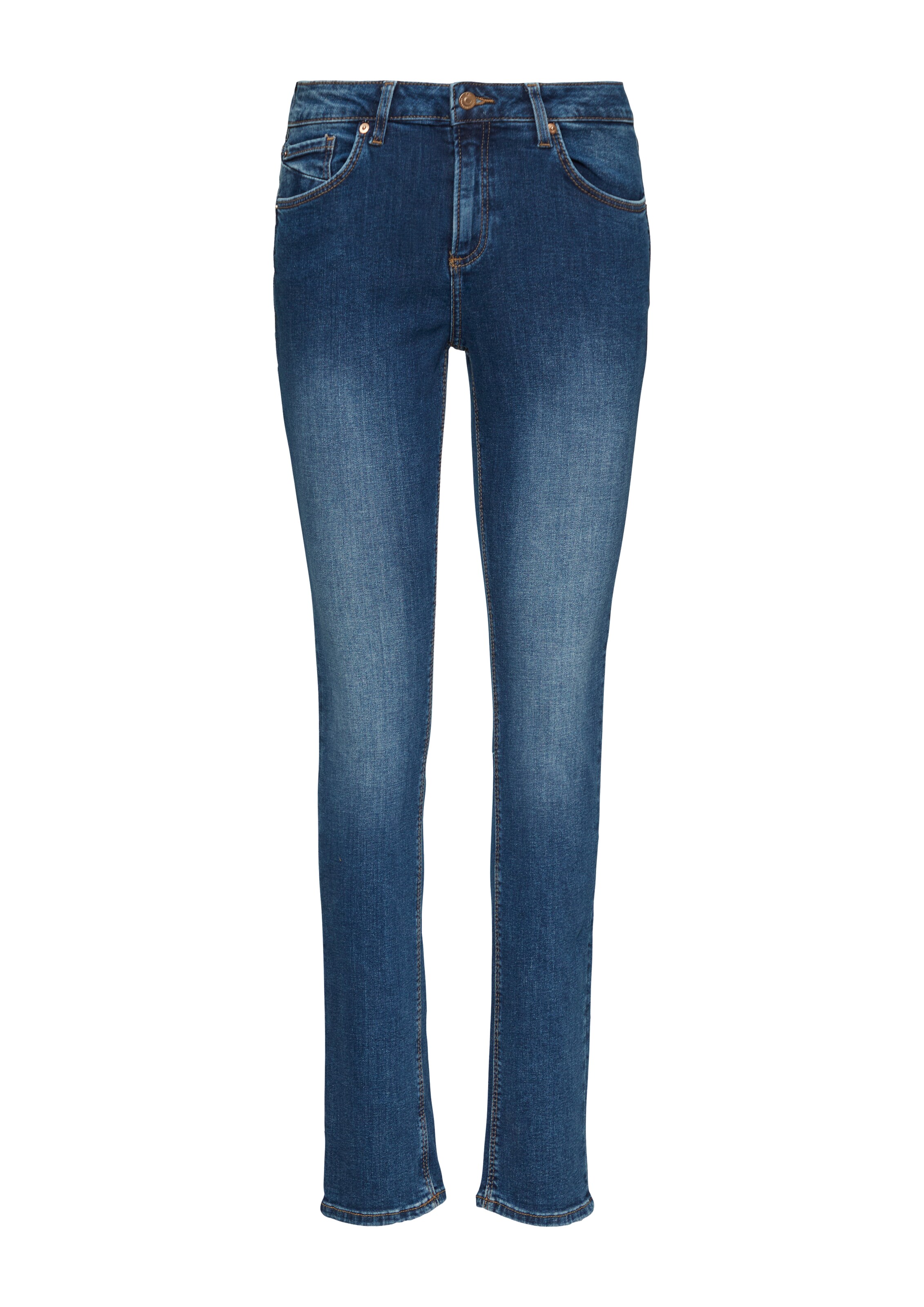 QS Slimfit Jeans 'Catie' in Blauw: voorkant